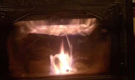 [Hearth.com] My wife started a fire last night