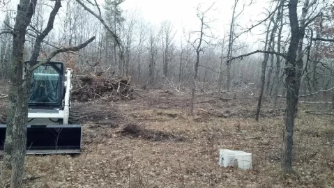 [Hearth.com] Moved my log pile today