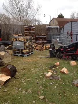 [Hearth.com] More scrounging around and wood storage experimentation!!!