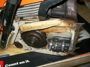[Hearth.com] Black on Stihl saws?