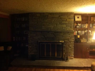 [Hearth.com] New Mantel Before and After Pics