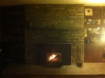 [Hearth.com] New Mantel Before and After Pics