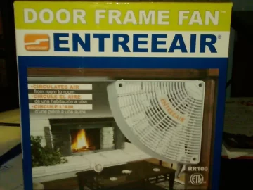 [Hearth.com] Corner Fans circulating warm air