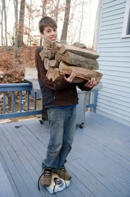 [Hearth.com] 40 pounds of Cottonwood next to 40 pounds of Beech!