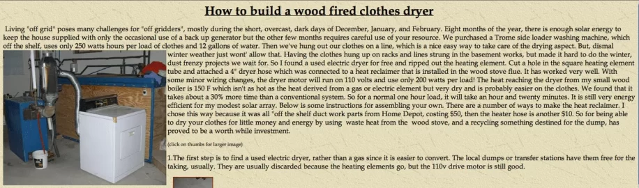 [Hearth.com] drying my clothes with wood !