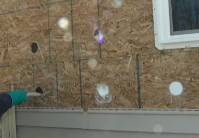 [Hearth.com] Spray foam insulation is going in today!