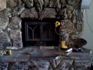 [Hearth.com] No Block Off Plate-Thermal Mass Generating Masonry Fireplace