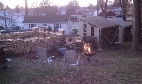 [Hearth.com] Happy Thanks Giving 2012/ Behind the scenes at my wood pile