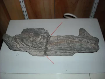 [Hearth.com] Wood Pellet Stove Ceramic Fire Log Split in half! - Can it be fixed?