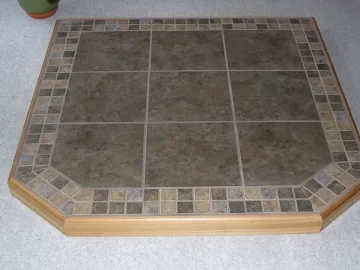 [Hearth.com] Newbie looking for install picture forums...diy pellet floor protector