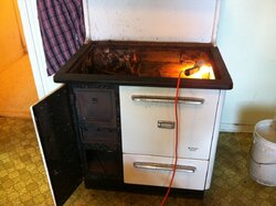 Can I convert this oil stove into an efficient wood stove?