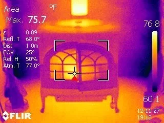 [Hearth.com] Jotul Firelight 12 FLIR Thermal images