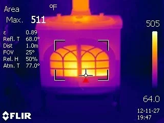 [Hearth.com] Jotul Firelight 12 FLIR Thermal images