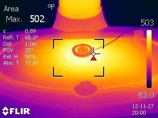 [Hearth.com] Jotul Firelight 12 FLIR Thermal images