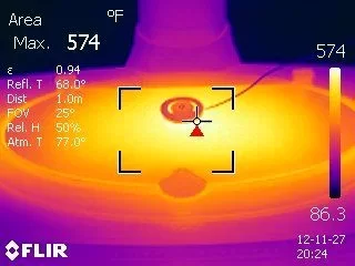 [Hearth.com] Jotul Firelight 12 FLIR Thermal images