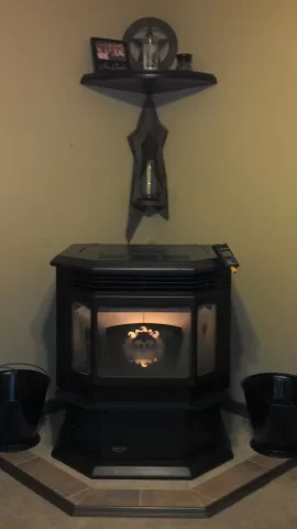 [Hearth.com] Looking to Build Mantel Behind Pellet Stove Need Some Ideas