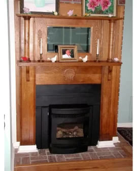 [Hearth.com] Looking to Build Mantel Behind Pellet Stove Need Some Ideas