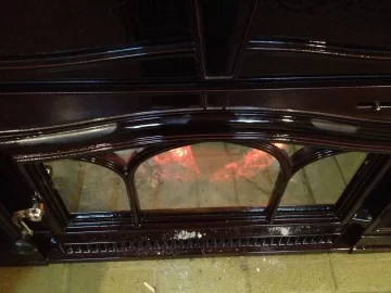 [Hearth.com] Jotul 550 Enamel finish fading on top of door?