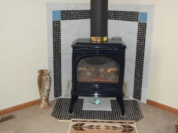 [Hearth.com] Looking to Build Mantel Behind Pellet Stove Need Some Ideas