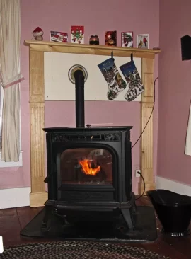 [Hearth.com] Looking to Build Mantel Behind Pellet Stove Need Some Ideas