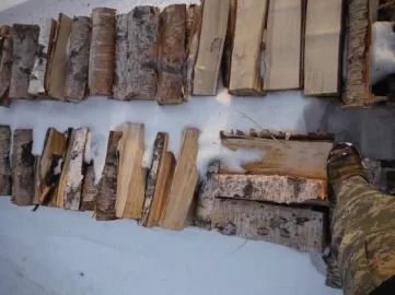 [Hearth.com] 43° & wood stacks full of snow/ pictures