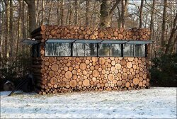 Cool stacks of firewood....