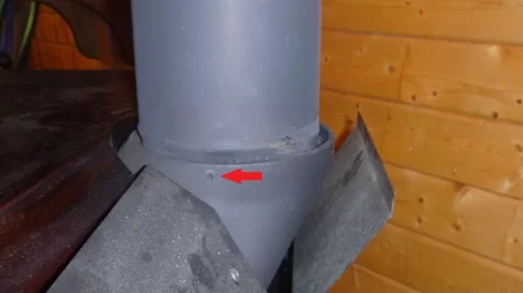[Hearth.com] Stove Pipe Probe Thermo on Single Wall