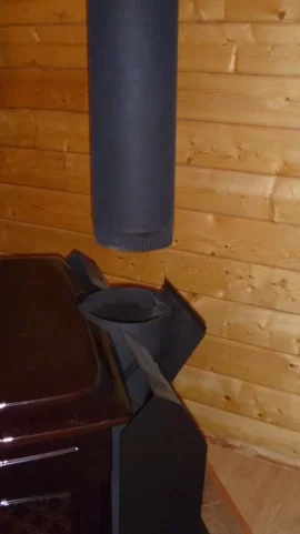 [Hearth.com] Stove Pipe Probe Thermo on Single Wall