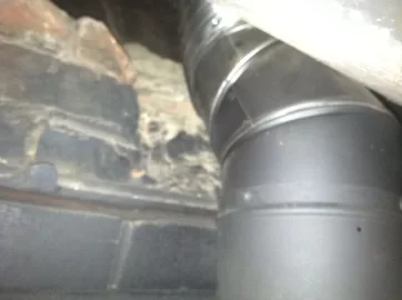 [Hearth.com] Stove Pipe Probe Thermo on Single Wall