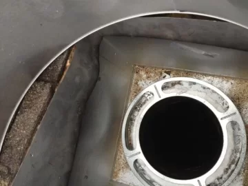 [Hearth.com] probably just stove paint burning off....smoke coming from support box