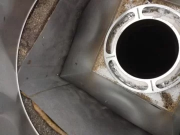[Hearth.com] probably just stove paint burning off....smoke coming from support box
