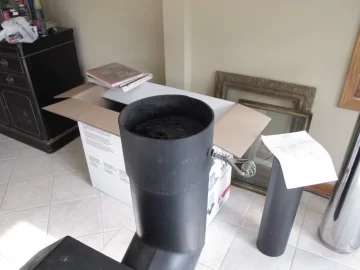 [Hearth.com] Connecting Black Pipe to Stove
