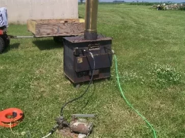 [Hearth.com] New use for an old Earth Stove