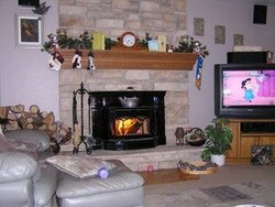 Mounting LCD TV above mantel with wood insert