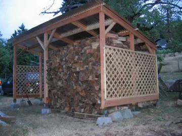 [Hearth.com] Started my new wood shed today