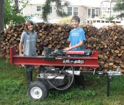 Kids and wood heat