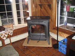 Advice on install for pellet stove near baseboard heat?