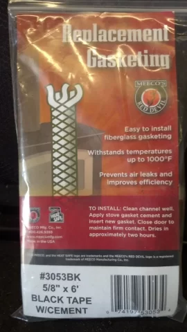 [Hearth.com] Sourcing 1/2" flat rope gasket for ash pan or cover?