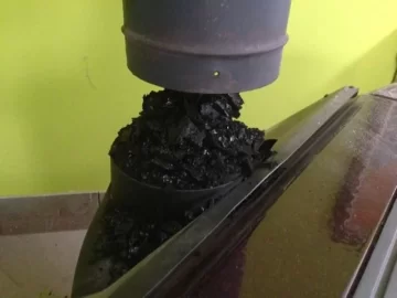 [Hearth.com] This is from a wood stove so be glad you have a pellet burner