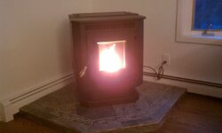 My Pellet Stove is up and Running!!!