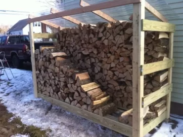[Hearth.com] Wood rack project