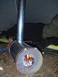 2lb titanium wood stove :)