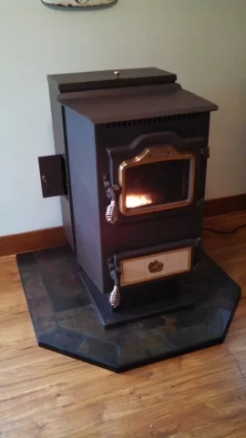[Hearth.com] The beast has been installed!  It's warm in here for once.  :)