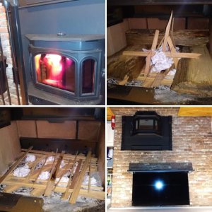 Chimney rebuild and Insert install