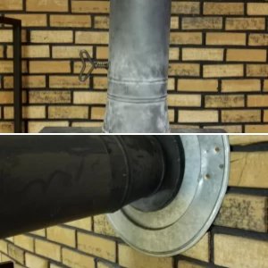 Grandma bear chimney pipe reduction