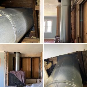 Exposed Flue Remodel