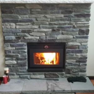 Pacif Energy FP30 with stone veneer wall