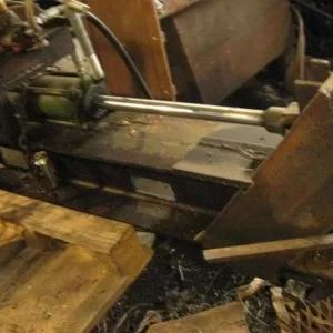 Electric Log splitter homemade