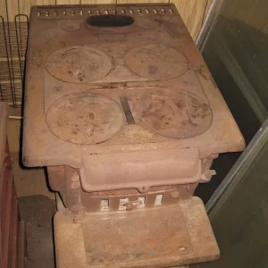 Before: New Old Cook Stove; Coal.