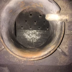Partially opened Mt. Vernon Burnpot